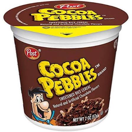 Cocoa Pebbles Cereal Cup 2 oz