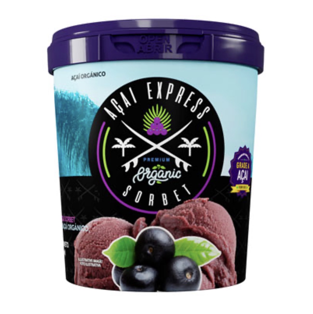 Açaí Express Organic Sorbet 16 oz