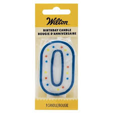 Wilton Birthday Numeral Candle #0