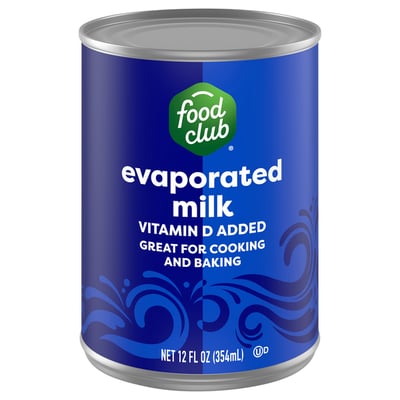 Food Club Evaporated Milk 12 oz