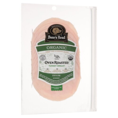 Boar's Head Organic Oven Roasted Turkey Breast 6 oz