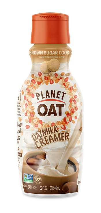 Planet Oat Brown Sugar Cookie Oatmilk Creamer 32 oz