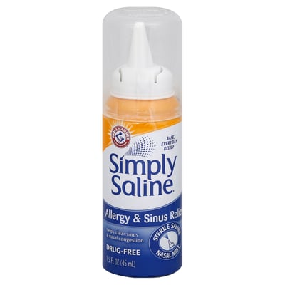 Arm & Hammer Simply Saline Allergy & Sinus Relief 1.5 oz