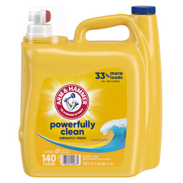 Arm & Hammer Powerfully Clean Liquid Detergent 140 oz