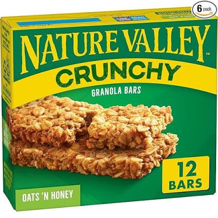 Nature Valley Oats & Honey Crunchy Granola Bars 12 ct