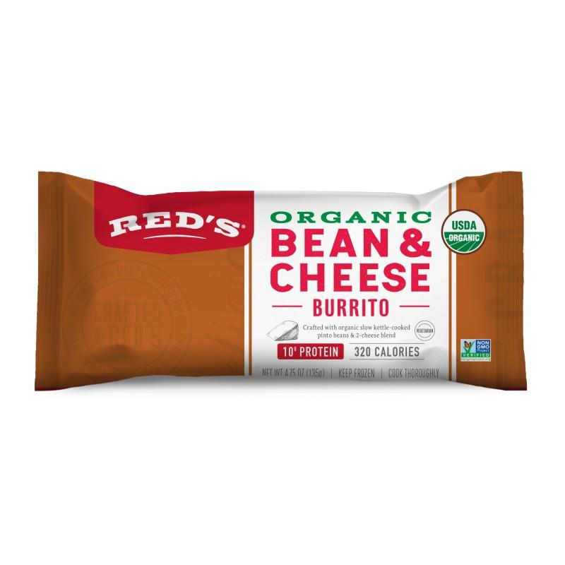 Red's organic bean & cheese burrito 5 oz