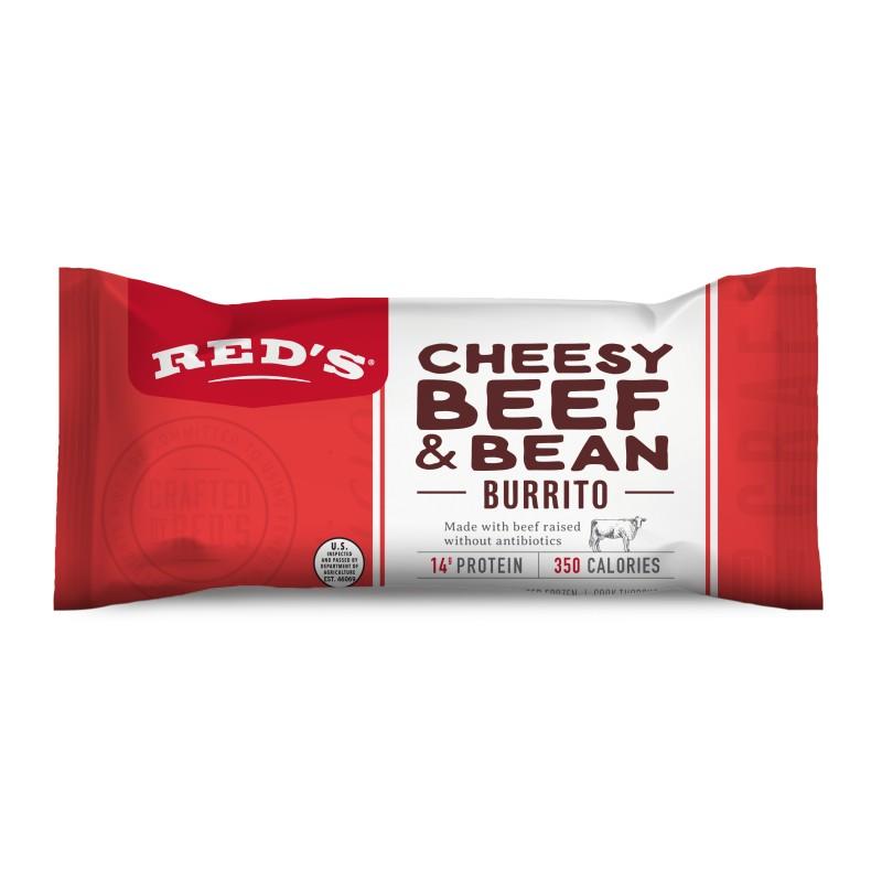 Red's cheesy beef & bean burrito 5 oz