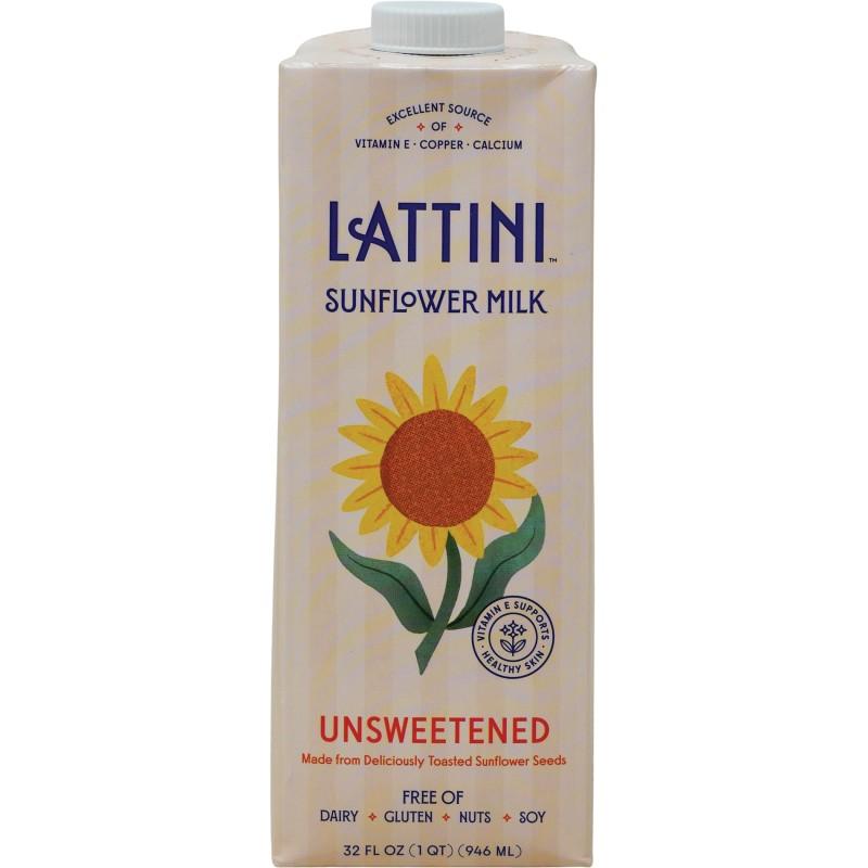 Lattini sunflower mil unsweetened 32 oz