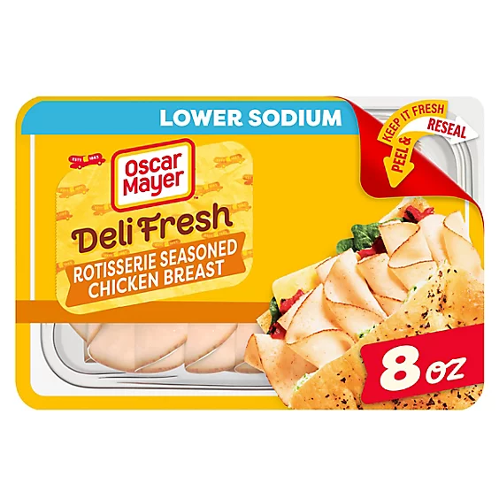 Oscar Mayer Deli Fresh Rotisserie Seasoned Chicken Breast Lower Sodium 8 oz