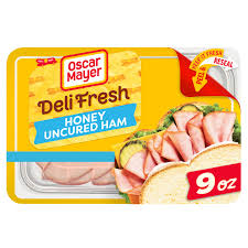 Oscar Mayer Deli Fresh Uncured Honey Ham Lower Sodium 9 oz