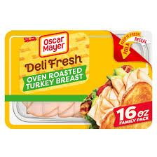 Oscar Mayer Deli Fresh FAMILY SIZE Oven Roasted Turkey Breast 16 oz
