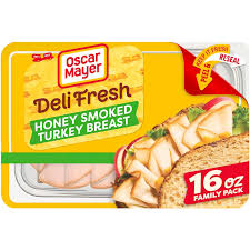 Oscar Mayer Deli Fresh FAMILY SIZE Honey Smoked Turkey Breast 16 oz