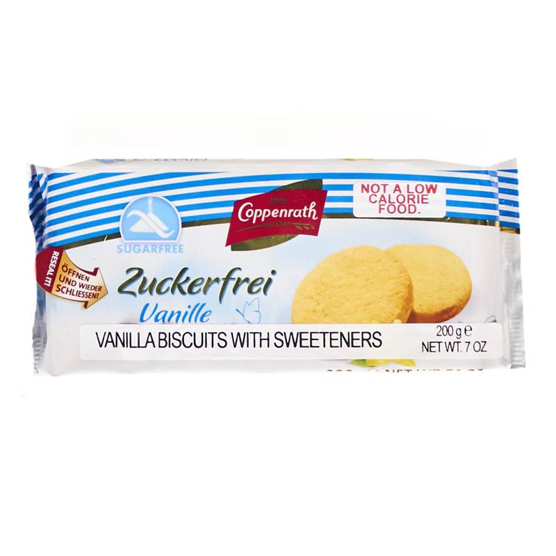 Coppenrath galletas vanilla sugar free 7 oz