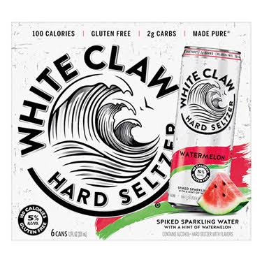White Claw Hard Seltzer Watermelon 6-12 oz