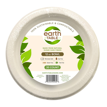 Earth Table Sustainable 12 oz Bowls 20 ct