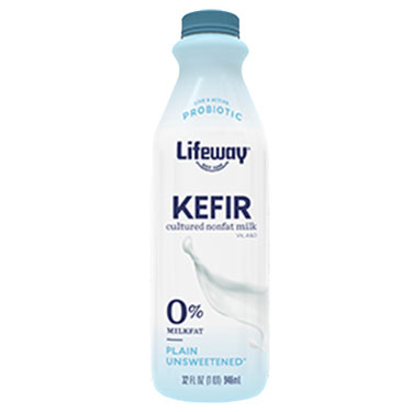 Lifeway Probiotic Kefir 0% Milkfat Plain Unsweetened 32 oz