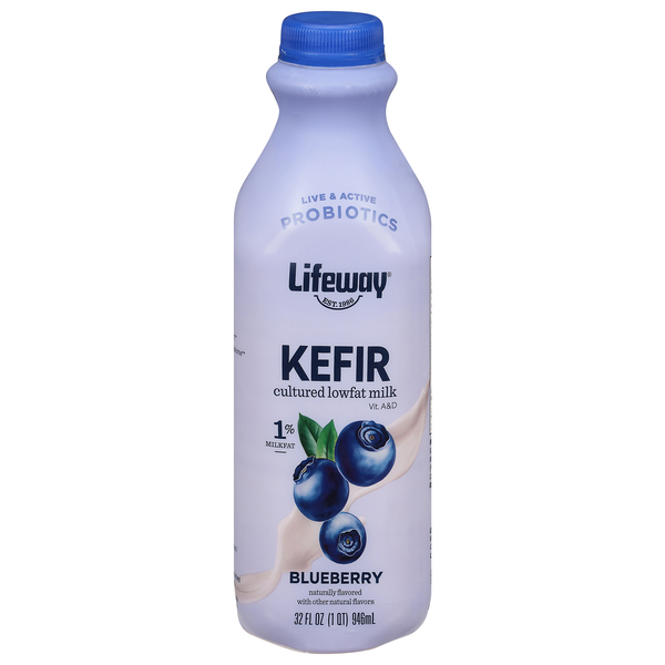 Lifeway Probiotic Kefir 1% Milkfat Blueberry 32 oz