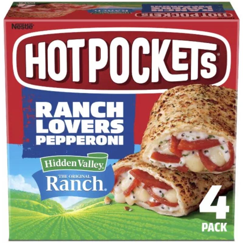 Hot Pockets Ranch Pepperoni & sausage Pizza 17 oz