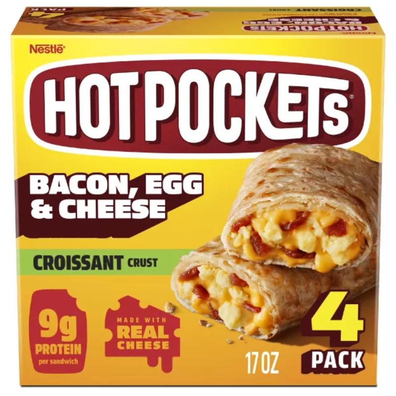 Hot Pockets Bacon, Egg & Cheese Croissant Crust 17 oz
