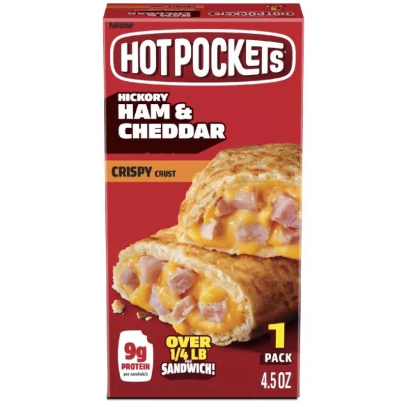 Hot Pockets Hickory Ham & Cheddar Crispy Crust 4.5 oz