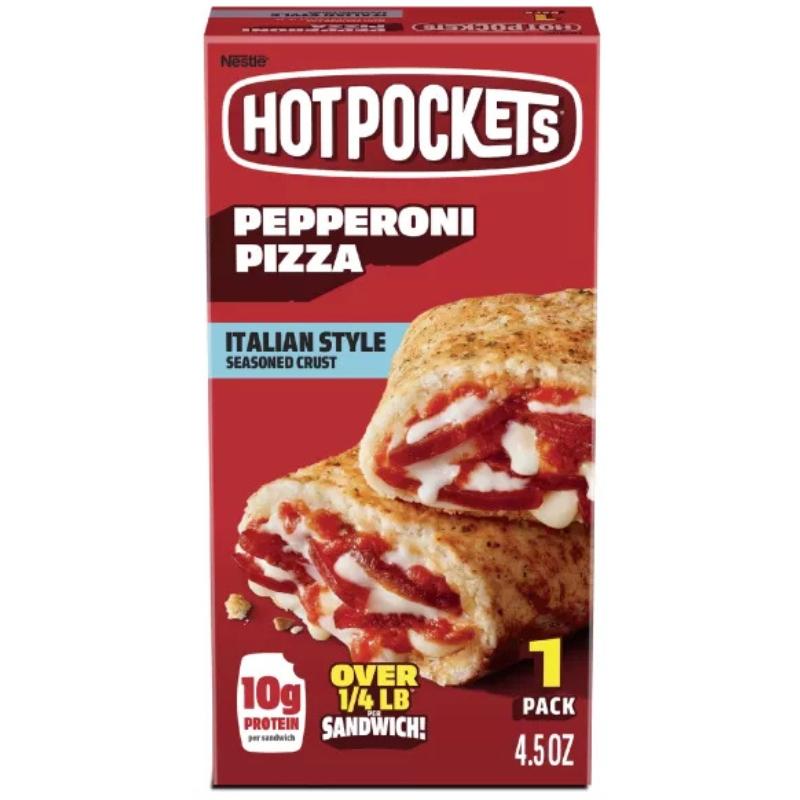 Hot Pockets Pepperoni Pizza Italian Style 4.5 oz