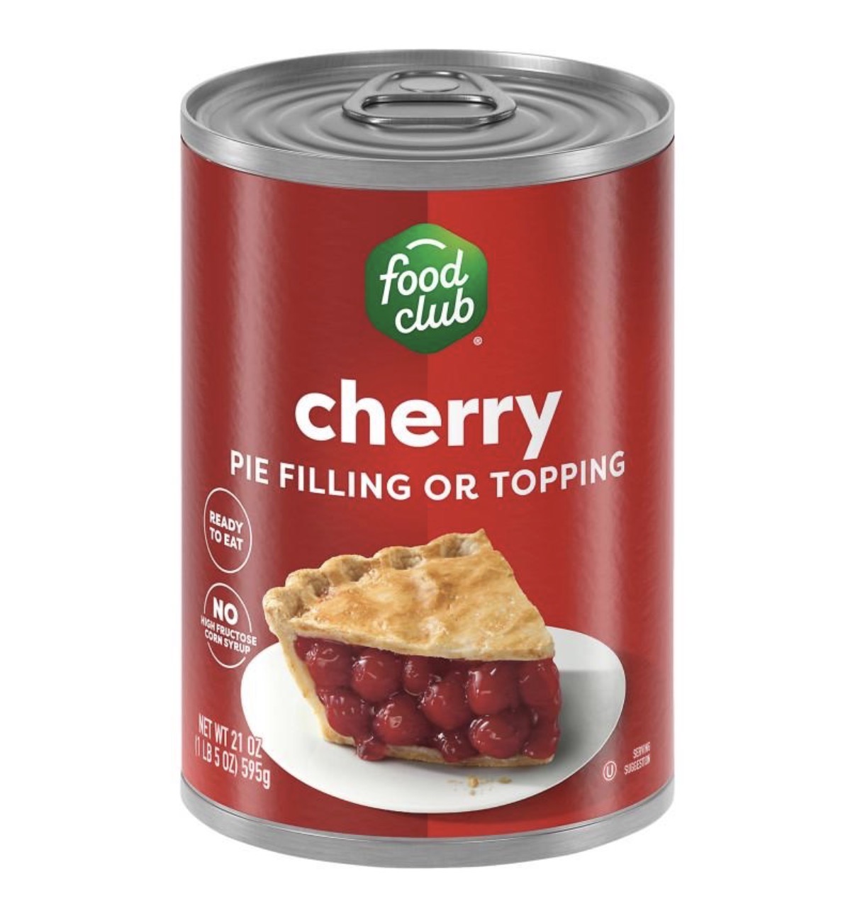 Food Club Cherry Pie Filling or Topping 21 oz