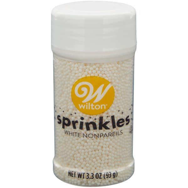 Wilton White Sprinkles 3.3 oz