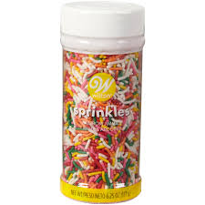 Wilton Sprinkles Rainbow Jimmies 6.2 oz