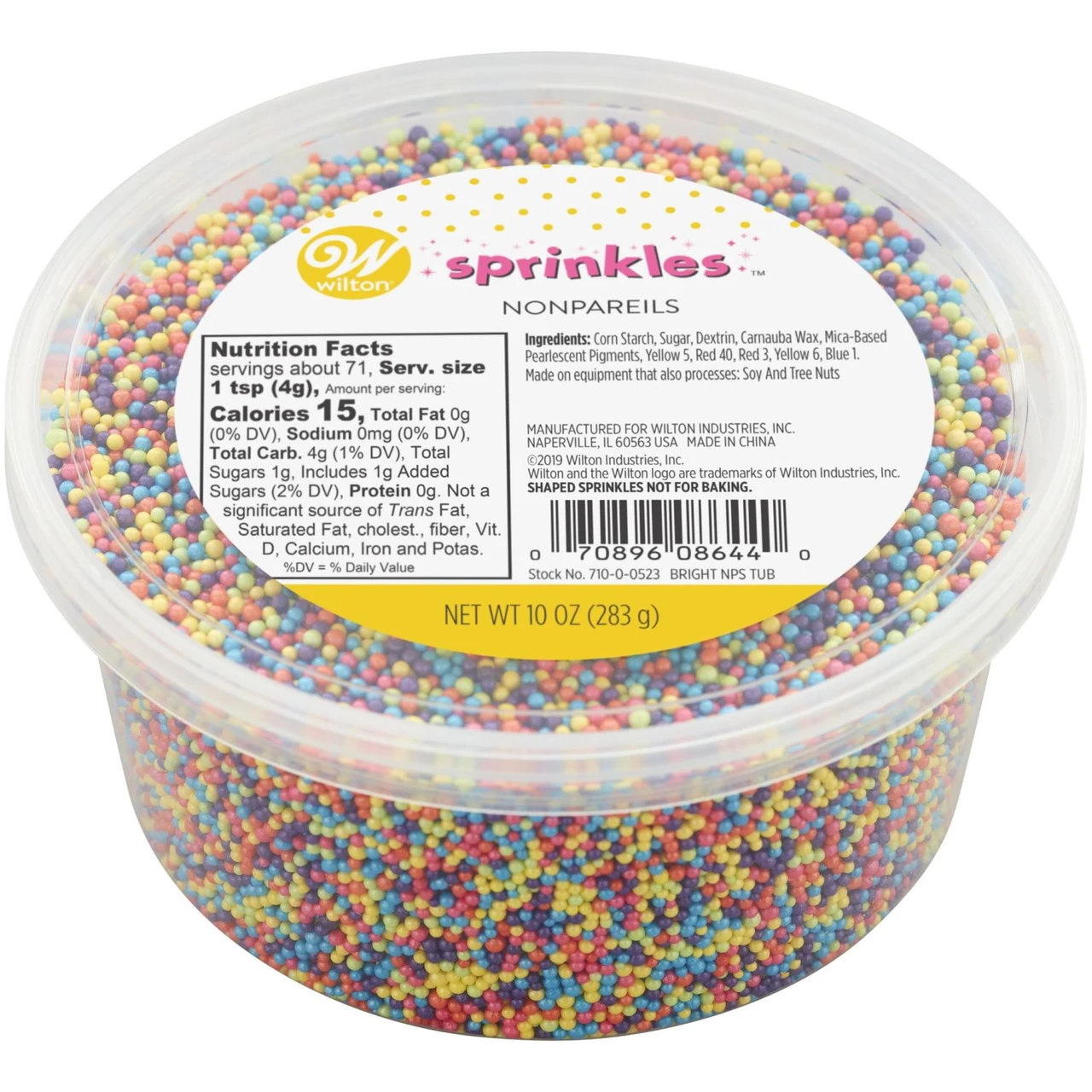 Wilton Nonpareils Sprinkles 10 oz