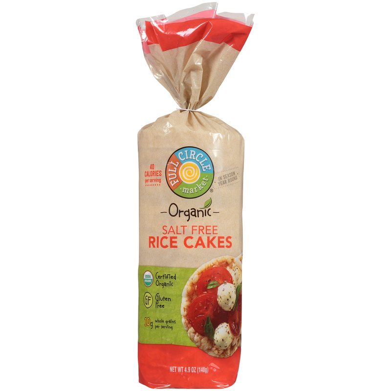 Full Circle Organic Salt Free Rice Cakes 4.9 oz
