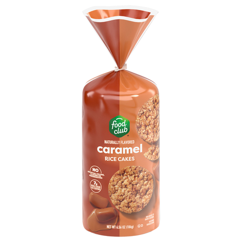 Food Club Caramel Rice Cakes 4.9 oz