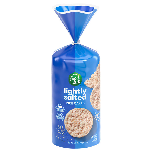 Food Club Lightly Salted Rice Cakes 6.56 oz