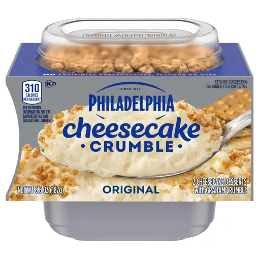 Philadelphia Original Cheesecake Crumble 6.6 oz