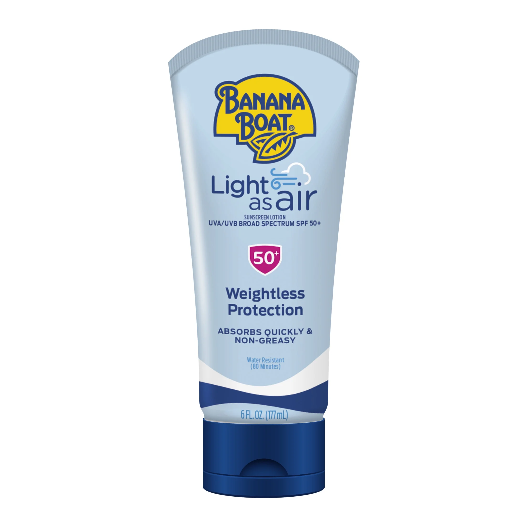 Banana Boat Light as Air 50 SPF Lotion 6 oz