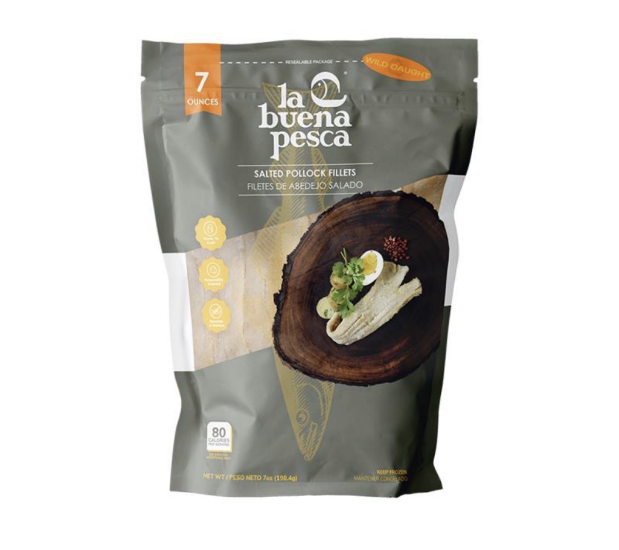 La Buena Pesca Salted Pollock Fillets 7 oz