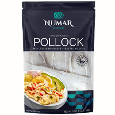 Numar Salted Pollock Fillets 12 oz