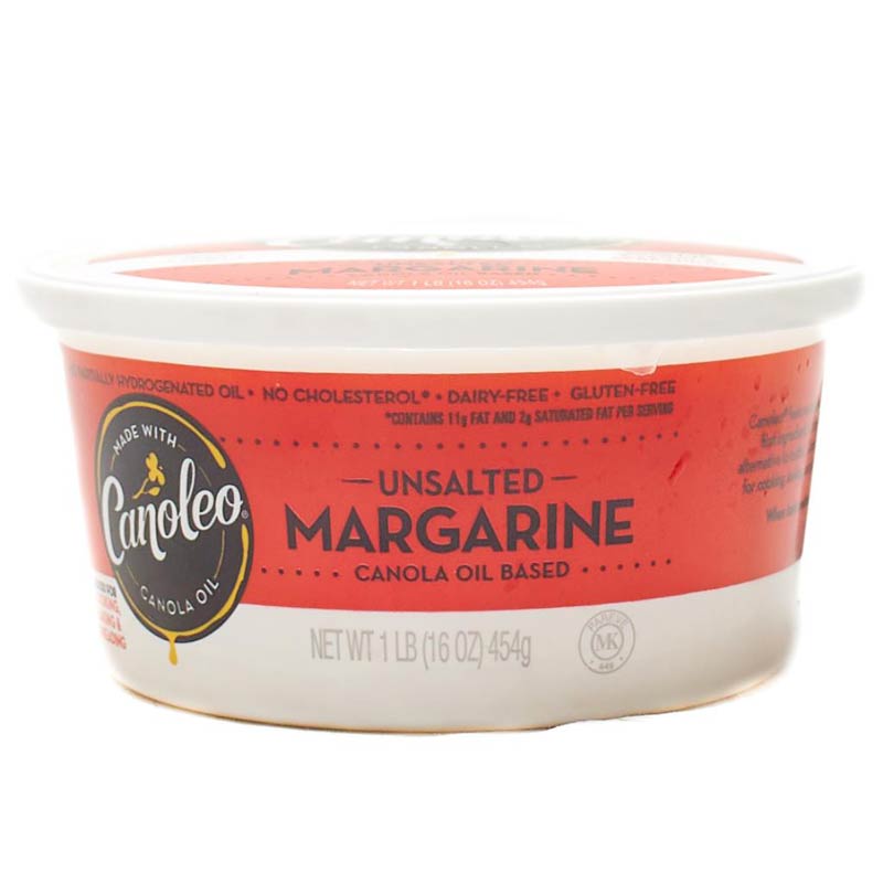 Canoleo Margarine Unsalted 16 oz