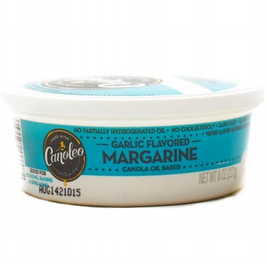 Canoleo Margarine Garlic 8 oz