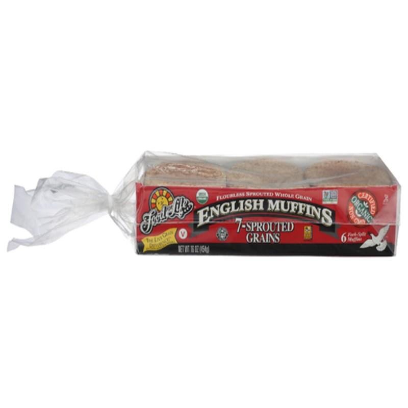 Food for Life English Muffins 7-Sprouted Grains