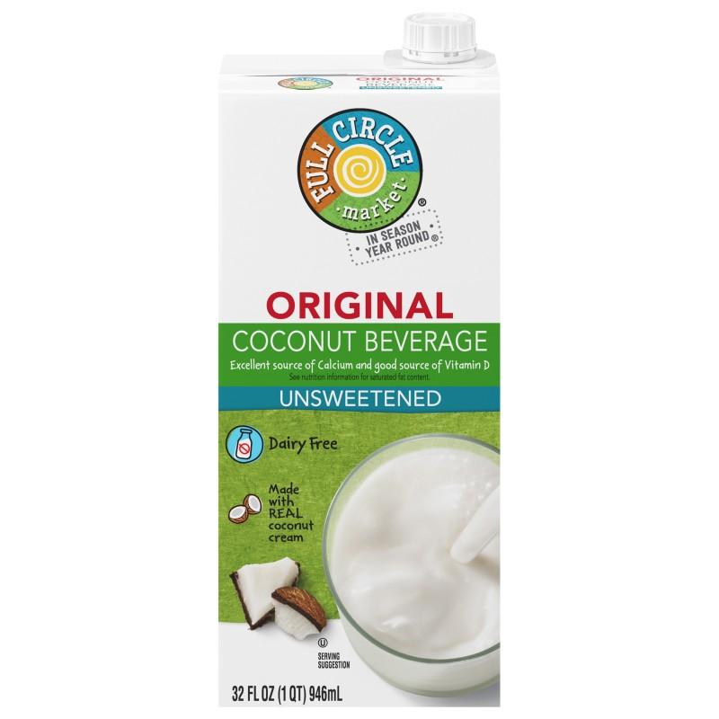 Full Circle Coconut Milk Unsweetened 32 oz