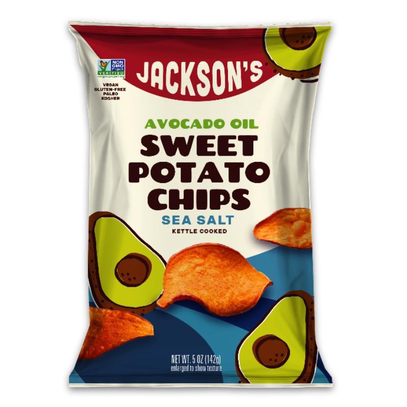 Jackson's Avocado Sweet Potato Chips Sea Salt 5 oz