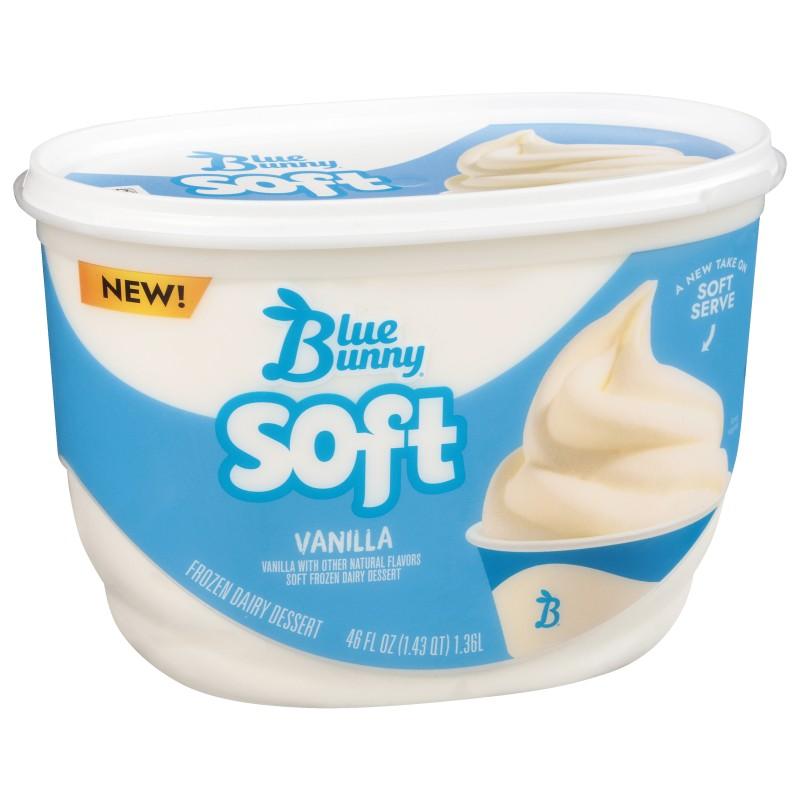 Blue Bunny Soft Vanilla Ice Cream 46 oz