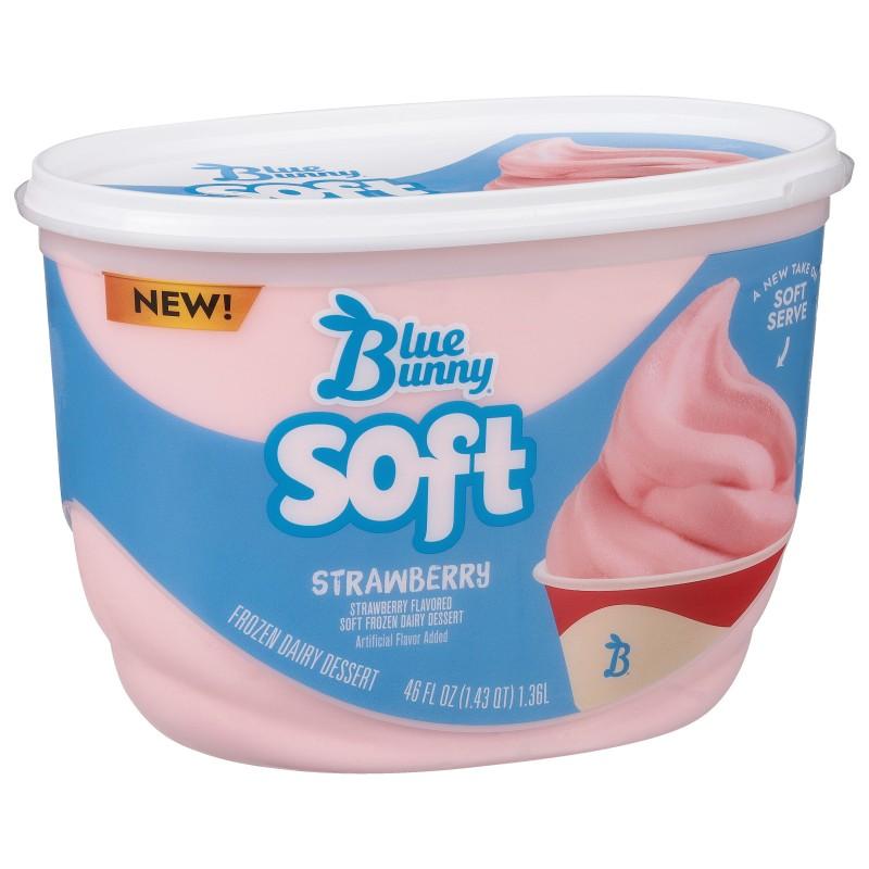 Blue Bunny Soft Strawberry Ice Cream 46 oz