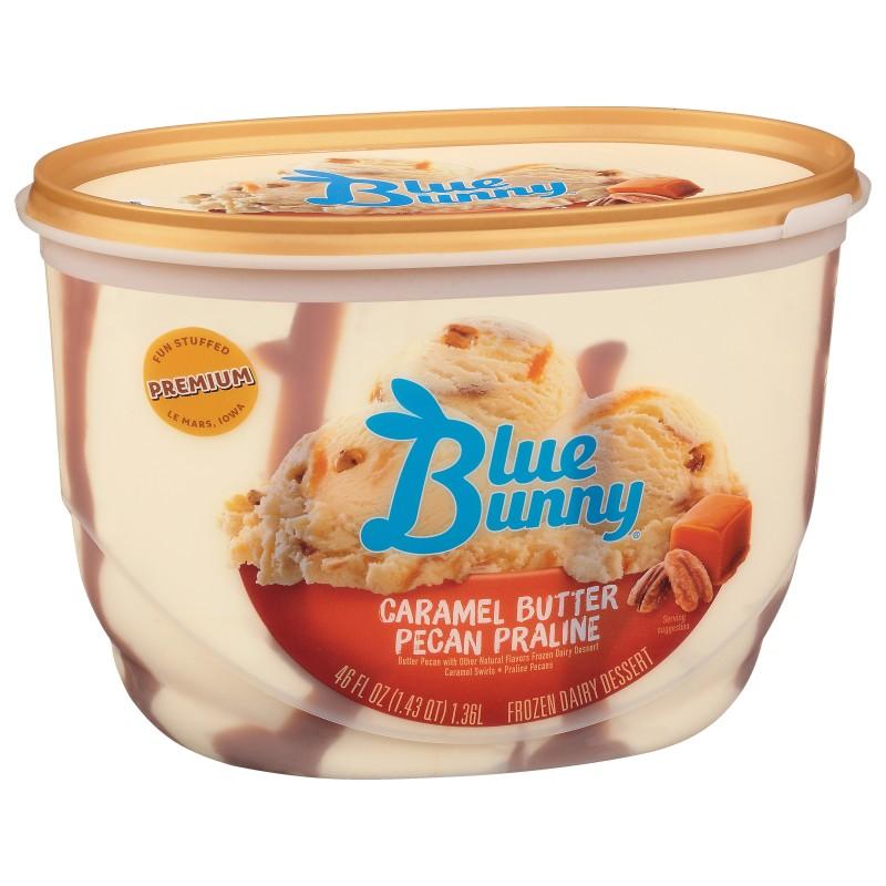 Blue Bunny Butter Pecan Praline Ice Cream 46 oz