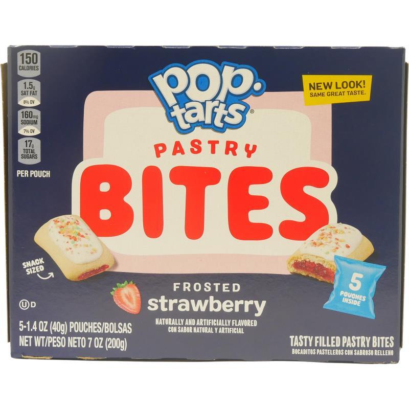 Pop Tarts Pastry Bites Frosted Strawberry 5-1.4 oz