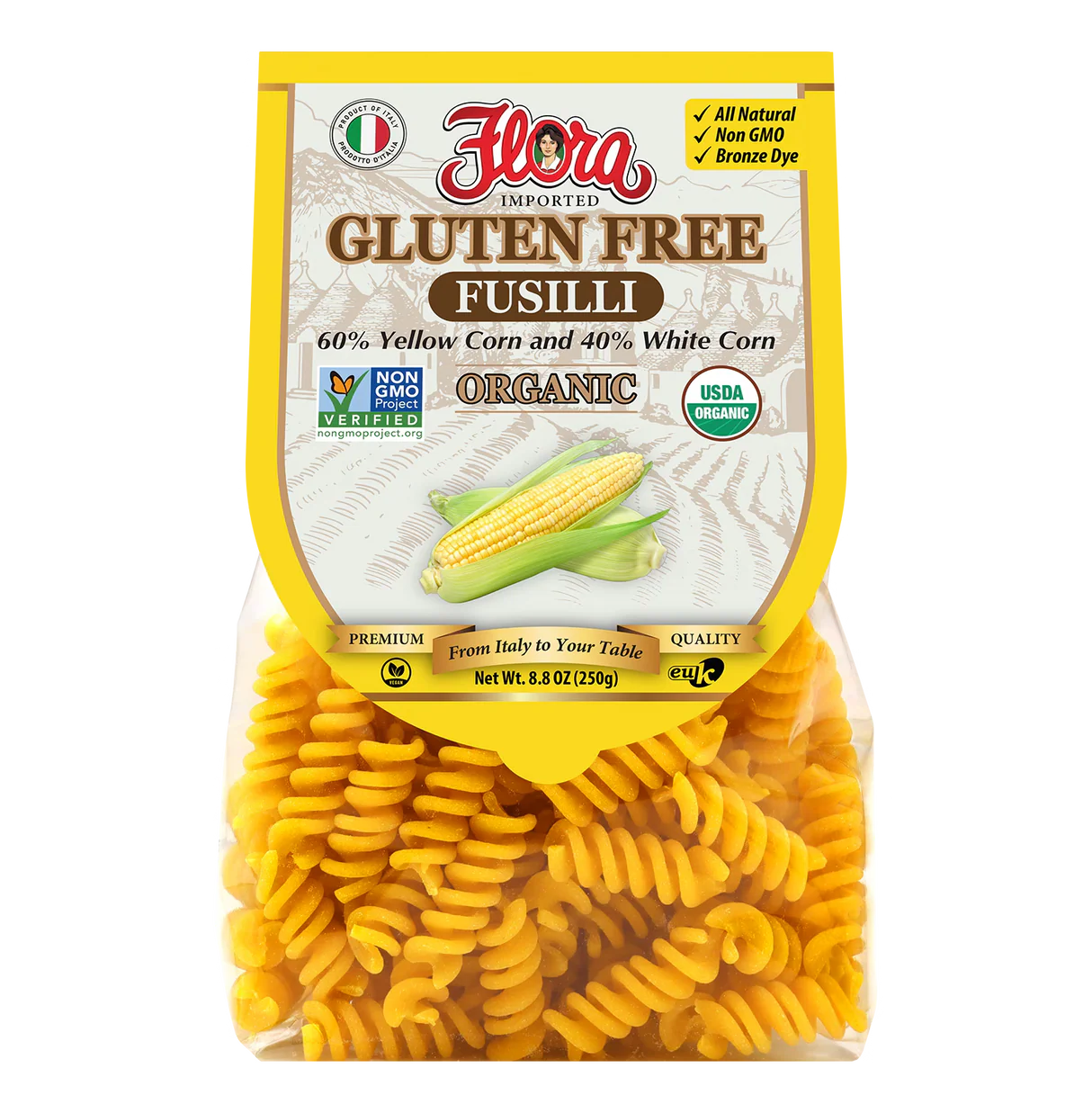 Flora Gluten Free Fusilli 8.8 oz