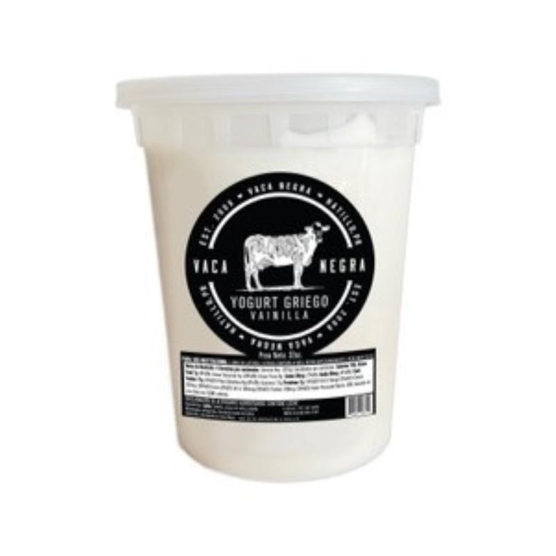 Vaca Negra Yogurt Griego Vainilla 32 oz