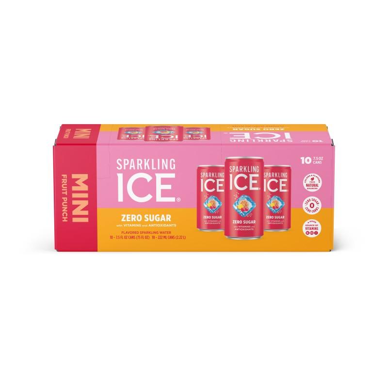 Sparkling Ice Zero Sugar Mini Fruit Punch 10-7.5 oz
