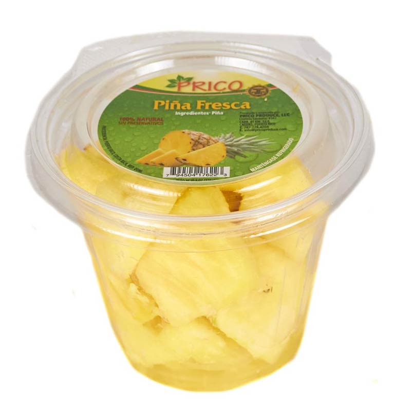 PRICO Cut Pineapple / Pina Trozada 8 oz