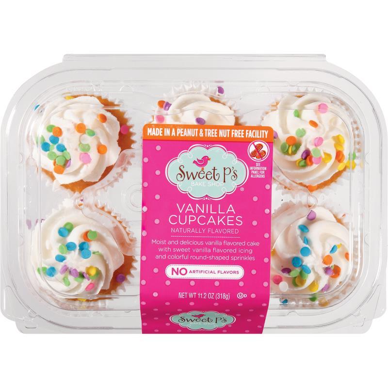 Sweet P's Vanilla Cupcakes 11.2 oz